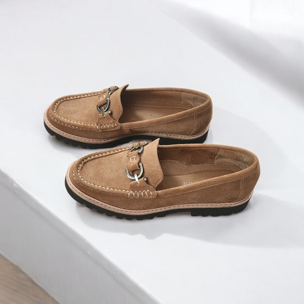 Donald Pliner Helio Suede Loafers-Women's Size 9 - Picture 5 of 6